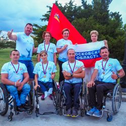 Команда МООО ВОИ на Пара-Крыме 2018