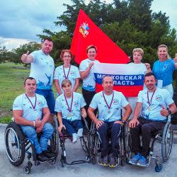 Команда МООО ВОИ на Пара-Крыме 2018