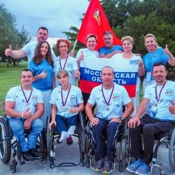 Команда МООО ВОИ на Пара-Крыме 2018