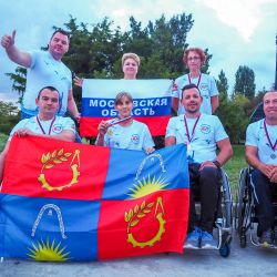 Команда МООО ВОИ на Пара-Крыме 2018