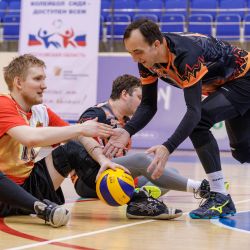 Мастер-класс по волейболу сидя в Егорьевске
