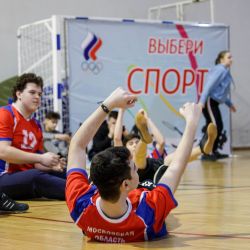 Мастер-класс по волейболу сидя в Ивантеевке