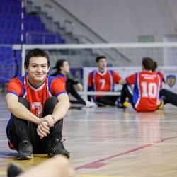 Мастер-класс по волейболу сидя в Ивантеевке