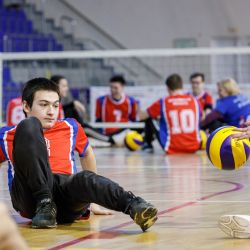 Мастер-класс по волейболу сидя в Ивантеевке