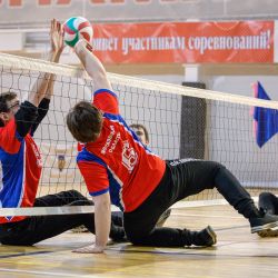 Мастер-класс по волейболу сидя в Ивантеевке