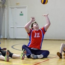 Мастер-класс по волейболу сидя в Ивантеевке