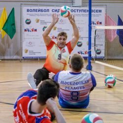 Мастер-класс по волейболу сидя в Ивантеевке