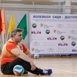 Мастер-класс по волейболу сидя в Ивантеевке