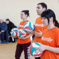 Мастер-класс по волейболу сидя в  Воскресенске