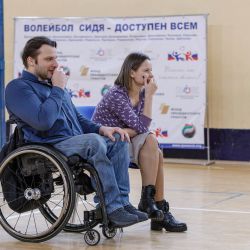 Мастер-класс по волейболу сидя в  Воскресенске